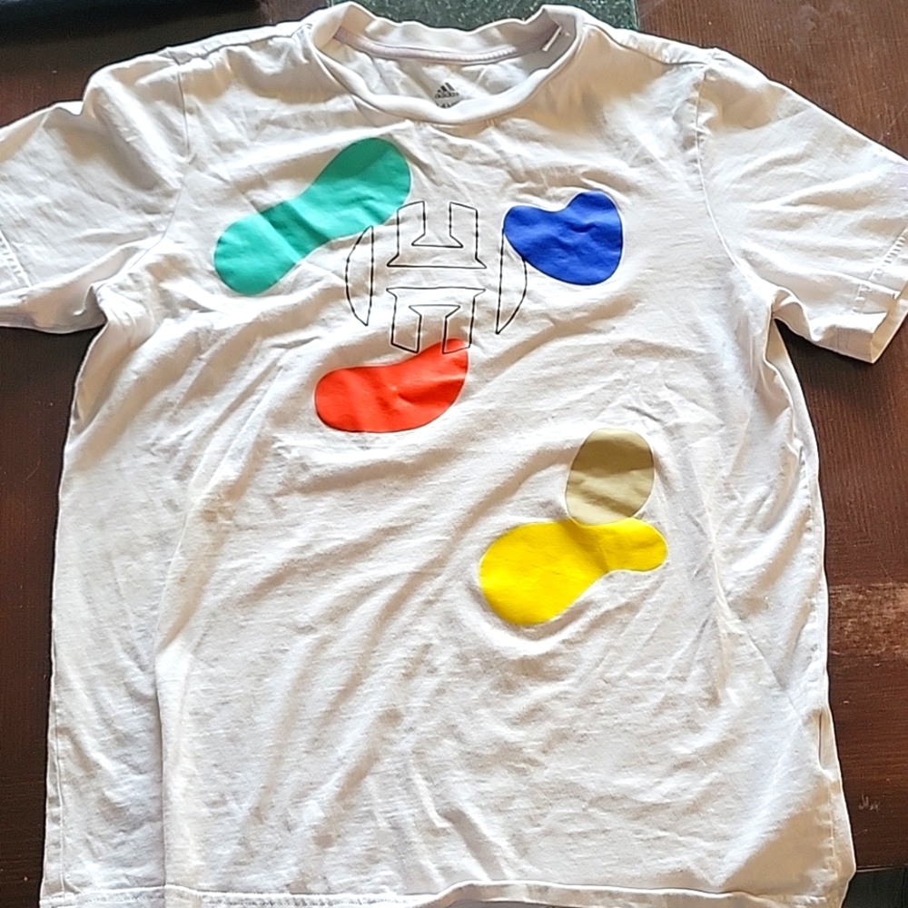 White adidas tee 13-14 used
